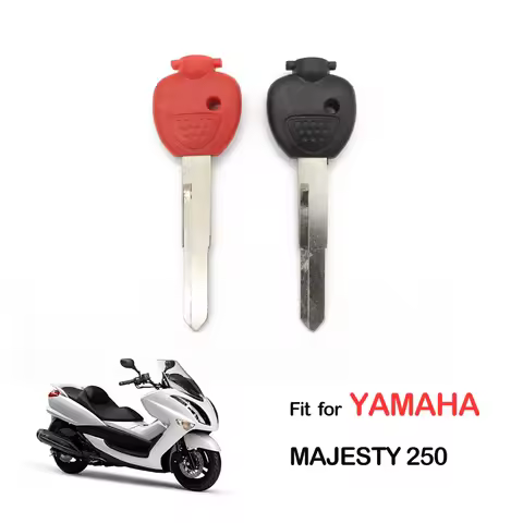Pokhaomin Motorcycle Key Blank Uncut Blade for Yamaha MAJESTY 400 YP2 YP3 MAJESTY 250