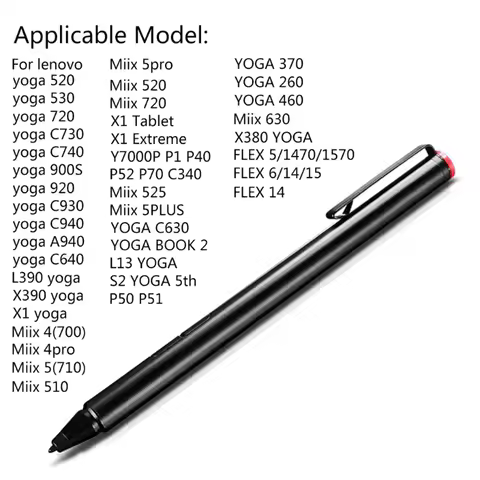 2021 Touch Pen Tablet Screen Pen Thin Stylus Pen for Lenovo Thinkpad Yoga 520/530/720 MIIX Laptop Di