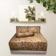 A32 2000TC 100% Tencel BROWN FLORAL Bedsheet Sets by LC Homes