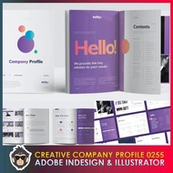 Creative Company Profile 0255 Adobe Indesign Editable
