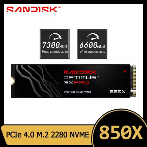 SanDisk Optimus GX PRO 850X Gaming NVMe M.2 Internal SSD 1TB 2TB PCIe High Speed Internal Solid Stat