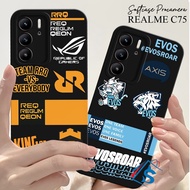 [SHARKCASE] Realme C75 4G 2024 Case Realme C75X 4G 2024/ Realme C65 4G 2024 EVOS ONIC RRQ Gamers Mot