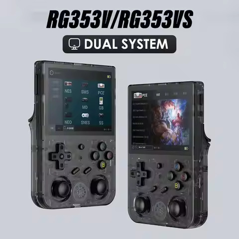 ANBERNIC RG353V RG353VS Handheld Gam Console 3.5'' IPS Screen HDMI Output Android Linux OS Built-in 