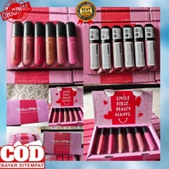 Naturaworld Lipmatte 1 Paket Isi Lipstik 6 Warna