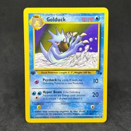 Vintage Pokemon TCG Golduck 35/62 1999 Fossil Unlimited Trading Card Game Collectibles