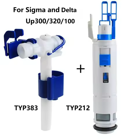 Toilet Fill Valve Flushing Valve Sets Typ383 Typ212 Compatible with Geberi-t Sigma Concealed Cistern
