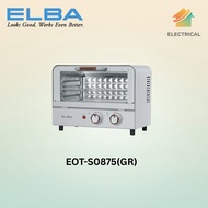 ELBA 8L SINGLE GLASS DOOR OVEN TOASTER EOT-S0875(GR) / KETUHAR OVEN