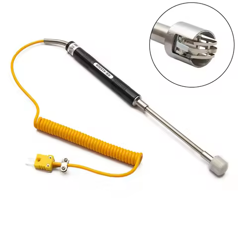 1pc K Type Thermocouple Temperature Probe Sensor 500°C For Thermometer NR-81533B / 81531B / 81532B /