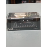 YM MODEL 1:64 LB NSX BLACK RESIN