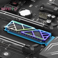 M.2 2280 SSD Heatsink NVME NGFF Radiator with Thermal Silicone Pad for PC/PS5 [wohoyo.sg]
