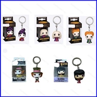 FUNKO POP Hocus Pocus Figure Dolls Keychain Gift For Kids Winifred Elvira Mad Hatter Sarah Mary Toys