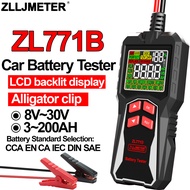Auto Battery Tester 12V 24V, Optional Color / Black‑White LCD Screen, 3‑200AH Lead‑Acid Analyzer for