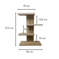 ชั้นวางของมินิมอล 4ชั้น minimal shelfชั้นวางของ ชั้นวางโมเดล ชั้นวางแคคตัส ชั้นวางต้นไม้ขนาดเล็ก ชั้นวางของโชว์ ตกแต่งบ้าน As the Picture One