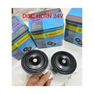 GENUINE BSEOCH  DISC HORN Electric Super Loud Genuine 24V FOR LORRY EH-112B  UNIVERSAL