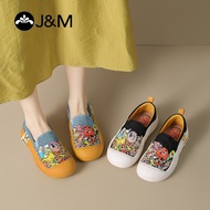 Joy&Mario Women's Loafers Summer Casual Comfort  cartoon Shoes Walking Shoes