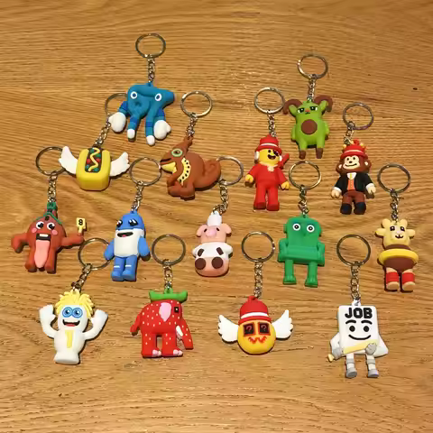 2026 Anime STEAL A BRAINROT Blue 67 sahur Keychain Cute No. 67 Keychain Pendant Game Surrounding Blu