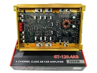 พาวเวอร์ขับเสียงกลาง GRATIA รุ่น GT-120.4AB Class AB ขับกลาง8แหลม8 เสียงดีเสียงเพราะ