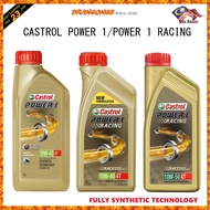 CASTROL POWER 1/POWER 1 RACING 10W40 10W50 READY STOCK *JAMIN ORI 100% CASTROL* ENGINE OIL CASTROL