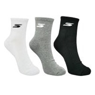 SKECHERS Quarter Sock ถุงเท้าผู้ใหญ่ (แพ็ค 3 คู่) SK108SH961FCTH