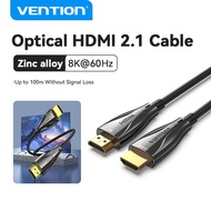 Vention 8K HDMI2.1 เคเบิ้ล 120Hz 48Gbps ไฟเบอร์ออปติกสาย HDMI อัลตร้าความเร็วสูง HDR EARC สำหรับ HD 