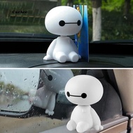 Cute Baymax Robot Shaking Head Doll Car Vehicle Dashboard Decor Ornament Gift