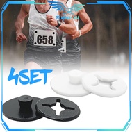 4pcs Running Bib Buttons Running Bib Clips Chest Number Bib Buttons Race Bib Button Race Bib Number 