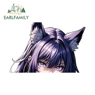 EARLFAMILY 13cm Ahegao Vermeil Fanart Car Sticker Trolley Surfboard Car Wiper Fishing Tackle Box Sun