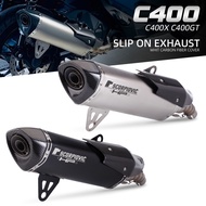 Suitable for BMW C400 C400X C400GT motorcycle stainless steel high-quality exhaust pipe carbon fiber