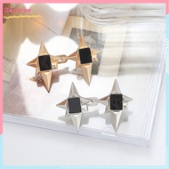 Five-Pointed Star with Detachable Cinch Buckle Cinch Button Nailbebas Metal Textured Sewingbebas