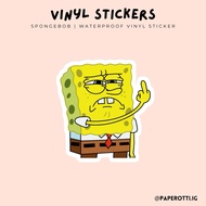 Spongebob | Waterproof Vinyl Sticker | paperotti.ig