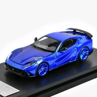 STANCE HUNTERS FERRARI 812 BLUE DIECAST SCALE 64