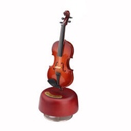 lm7q小提琴模型20cm大提琴旋轉音樂盒電吉他八音盒送朋友老師