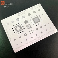 Amaoe Sam:8 For Samsung Note4 J1 J2 J3 J4 Exynos IC BGA Reballing Stencil Template