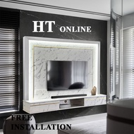 HT ONLINE 6ft TV Cabinet / Wall Mounted Tv Cabinet / Hall Cabinet / Kabinet TV Gantung / Almari TV