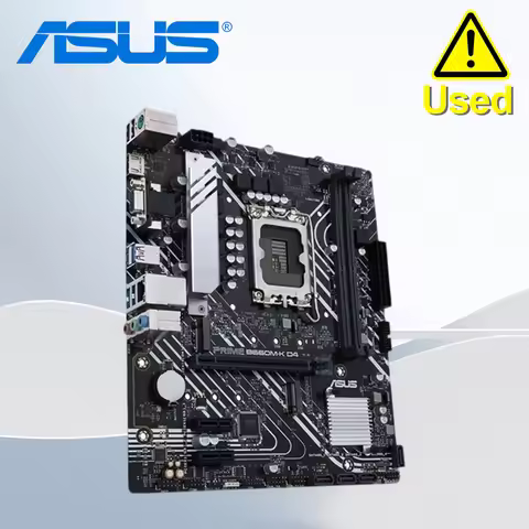ASUS PRIME B660M-K D4 2×DDR4 64GB DDR4 1 x PCIe 4.0/3.0 x16 LGA 1700 2×M.2 4×SATA III