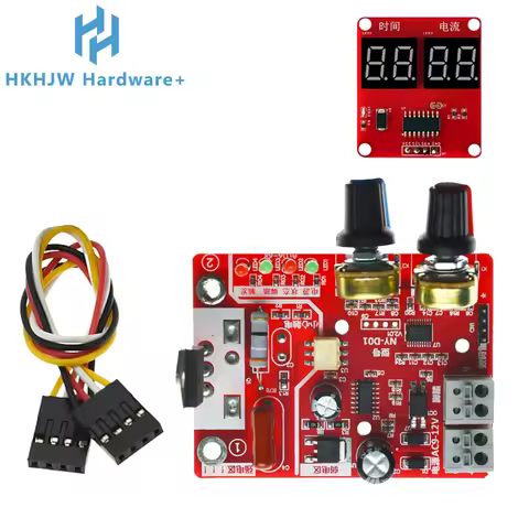 NY-D01 Spot Welding Machine Control Board Adjusting Time Current Digital Display Spot Welding Machin