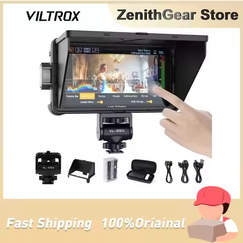 VILTROX DC-550 5.5 Inch Profissional Camera Studio Monitor 4K 30Hz HDMI Touch Screen Field 3D LUT Di