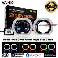 I8-O-3.0-WRGB - Premium Shroud Case Crystal Angel Eyes 5D RGB Vietnam Style VahidOriginal Model i8 |