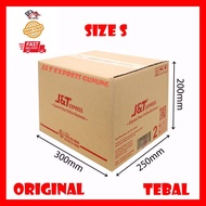 Carton Box J&T Express Packaging Box Kotak - S Size / Courier Moving Storage / Original