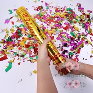 Birthday PARTY Poppers Confetti Wedding PARTY PARTY Firecrackers Colorful Paper Spray Flying Papper 