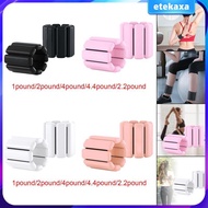 [Etekaxa] 2Pcs Wearable Weights Arm Weights Adjustable Wrist Weights for Women Men Walking Yoga Stre
