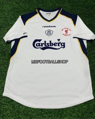 เสื้อลิเวอร์พูล 2001-2002 ชุดเยือนขาว. ( Liverpool Away 2001 )