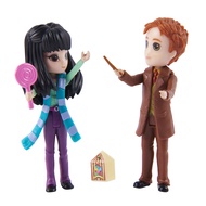 Wizarding World Harry Potter, Magical Minis Cho Chang and George Weasley Figure Set with 2 Doll Acce