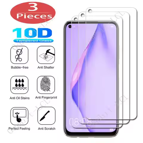 3Pcs Protection Tempered Glass For Huawei Y5p Y6p Y6s Y7a Y7p Y8p Y8s Y9a Y9s P Smart Z Pro S P30 P4