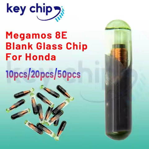Blank Glass ID8E 8E Chip Auto Transponder Immbolizer Chip for Chevrolet Spark Auto For Honda For Aud