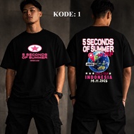 KATUN 5 Seconds Of Summer Word Tour Asia T-shirt, premium 20s cotton material - 5 Seconds Of Summer 