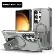 Shockproof Armor Case For Samsung S26 Plus S25 Ultra S24 MagSafe Magnetic Cover For Galaxy A56 5G A5