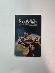 LE SSERAFIM EASY CRAZY HOT Tour Hong Kong小卡
