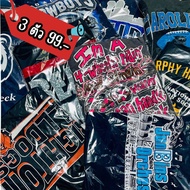 [ลดด่วน‼️3ตัว90.-] เสื้อยืดดำล้วน เสื้อวินเทจ คอกลม แขนสั้น เสื้อผู้ชาย ผู้หญิง (คัดเกรดAแพ็คถุง) ไม