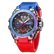 SMAEL Sport Watch for Men Dual Display Alarm Clock Analog Digitals Quartz Watch